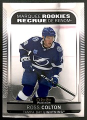 2021-22 O-Pee-Chee Platinum Marquee Rookies #214 Ross Colton Tampa Bay